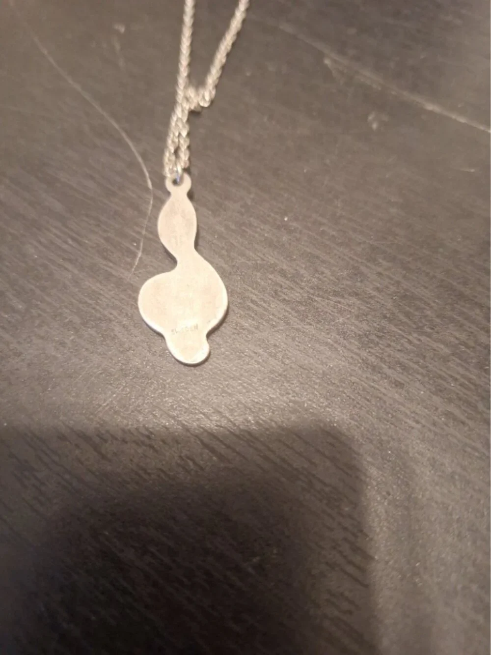 Musical Note Necklace 20" Chain – Sweden Pewter Pendant – Vintage Style - Picture 3 of 3